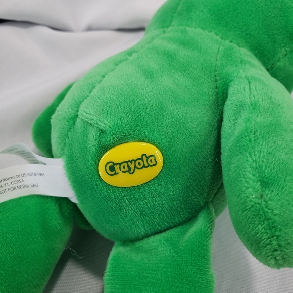 Hallmark Crayola Green Teddy Bear Plush Stuffed Toy 9 Inch 2023 - Picture 7 of 10